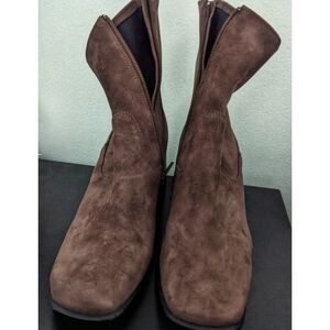 Jeffrey Campbell Brown Suede Ankle Boots